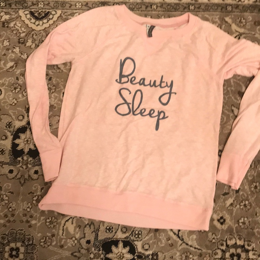 A beautiful pink light sweater
